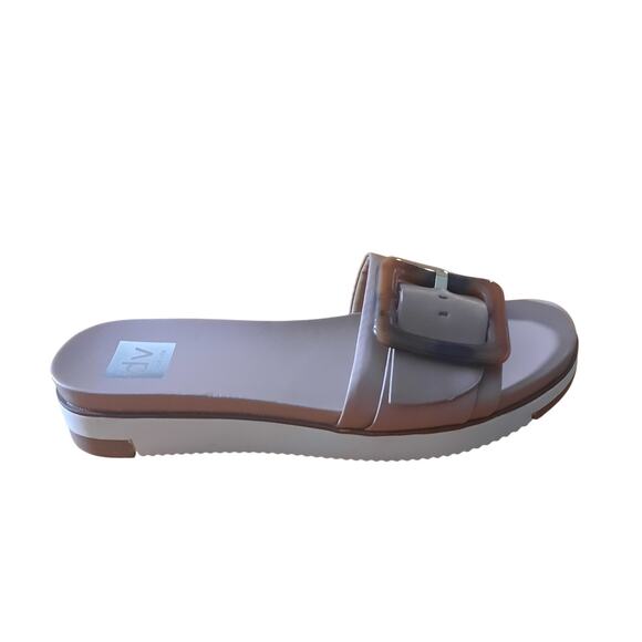 Dolce Vita Cayden Womens Open Toe Chunky Tortoise Shell Like Buckle Size 10 - Picture 2 of 9